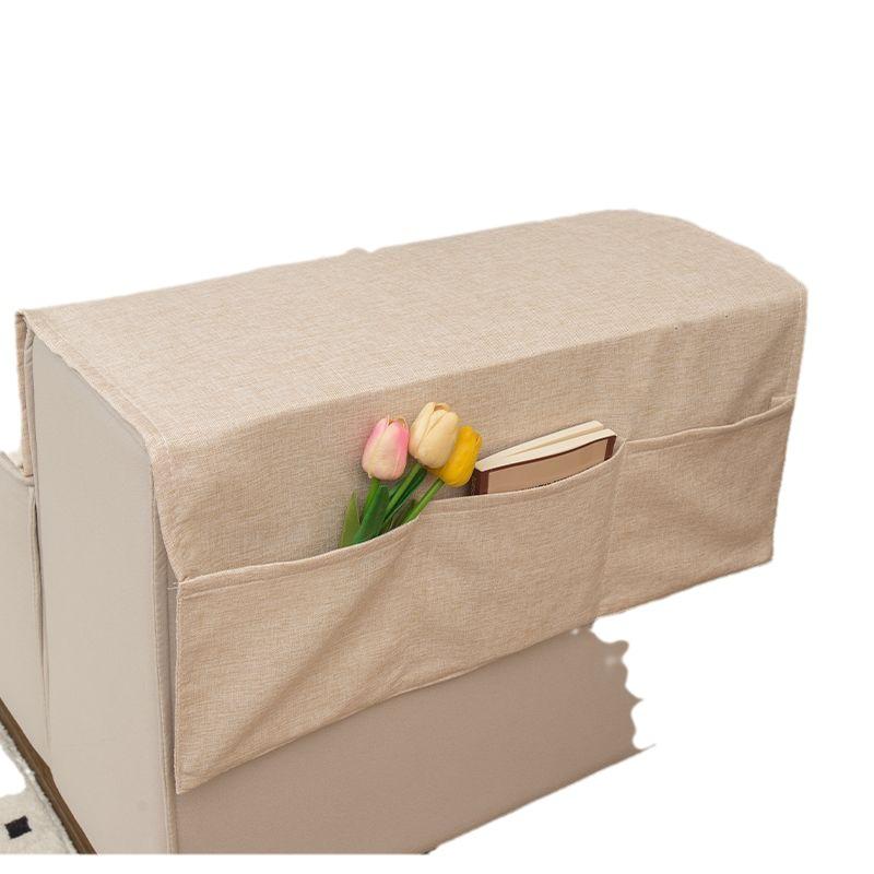 Ins Sofa Handrail Cover Cloth Modern Style Imitation Linen Dust Towel Cover Pad Universal For Summer Non -Slip Towel Cover Cloth
