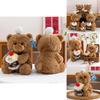 Cuter Teddy Bear Plush Toy With Cake Decoration For Kids And Teens