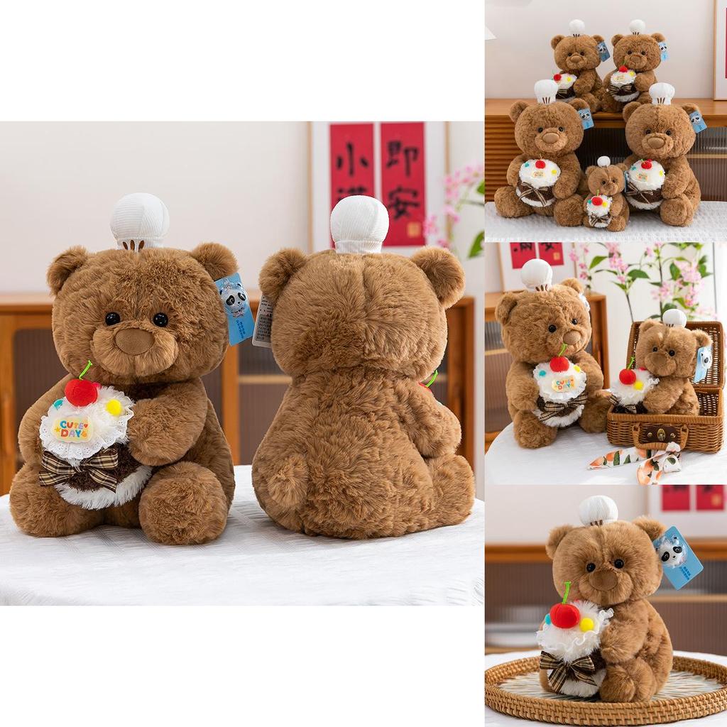 Cuter Teddy Bear Plush Toy With Cake Decoration For Kids And Teens