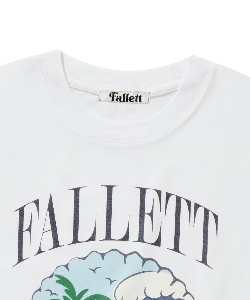 FALLETT Shell Beach Short Sleeve Tee White