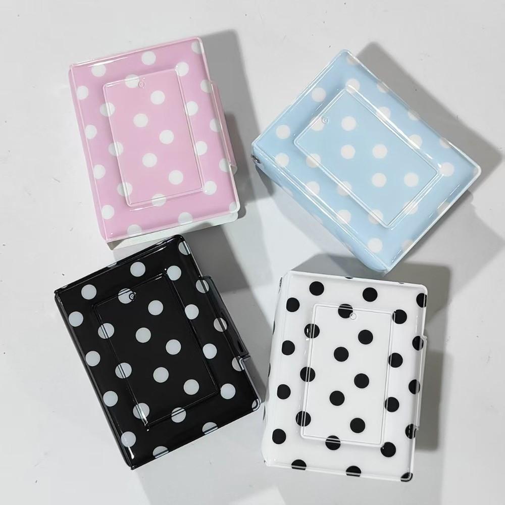 Polka Dot Photocard Binder 40 Slots Idol Picture Storage Book Portable Photo Album
