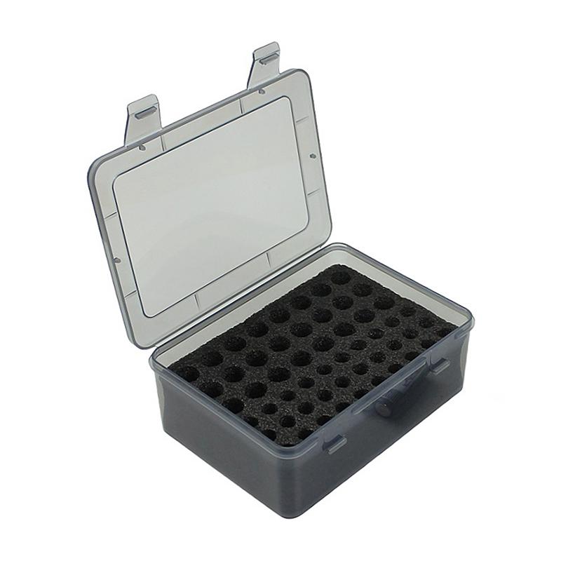 Battery Storage Organizer Holder Holds 54 Aa Aaa Batteries, Battery Box Case Garage Container,Home Drawer Organization Dispenser