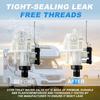 31705 3 31687 31653 RV Toilet Water Valve Kit- Freeze Resistance & Leakage-Resistant RV Toilet Parts For Thetford Aqua-Magic V High And Low By Vypart
