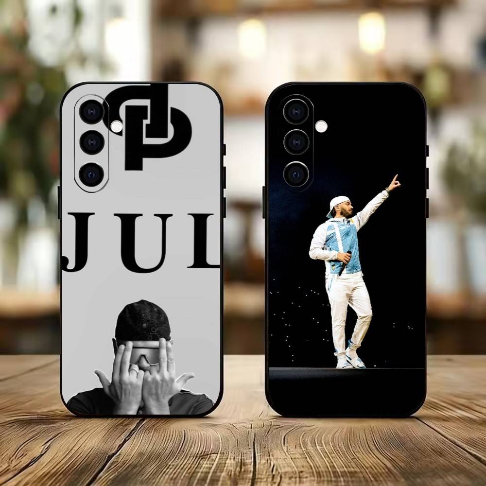 Rap Jul Phone Case Black Silicone Soft For Samsung Galaxy A73,A72,A71,A70,A53,A52,A51