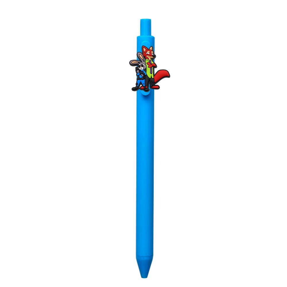 

Zootopia Cartoon Ballpoint Pens & Soft Rubber Stickers Set - DIY Student Office Stationery.