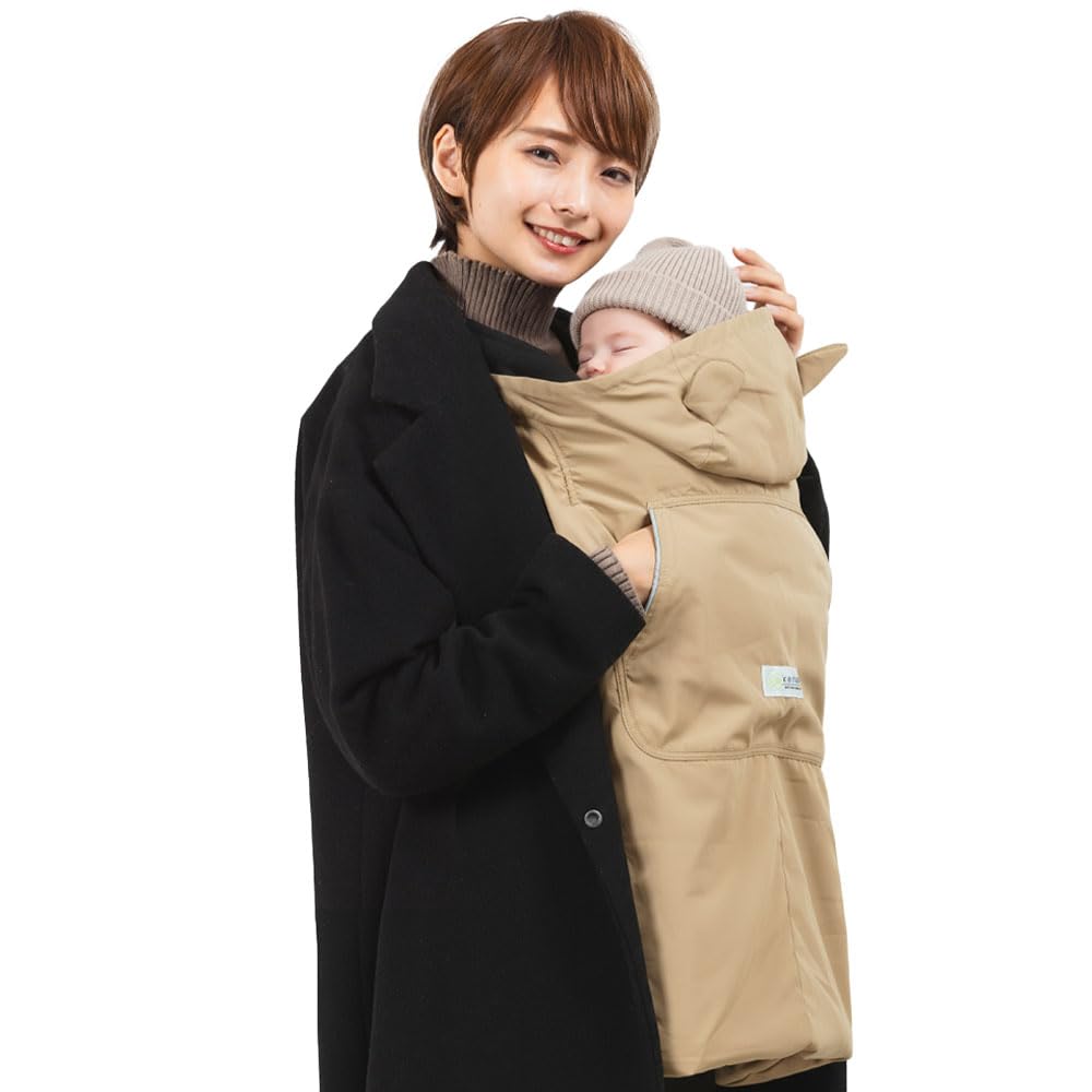 

Керратта Слинг-кенгуру для малышей для холодной погоды также можно использовать как накидку-плащ для слинга-кенгуру для холодной погоды, одеяло, водоотталкивающий (бежевый)