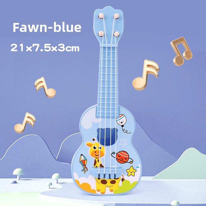 Playable Simulation Ukulele Kids Guitar Beginner Enlightenment Puzzle Instrument Music Gift Toy