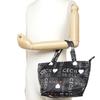 Cecil McBee Green Tote Bag, Women's Logo Pattern Mini Tote, CM121139, White