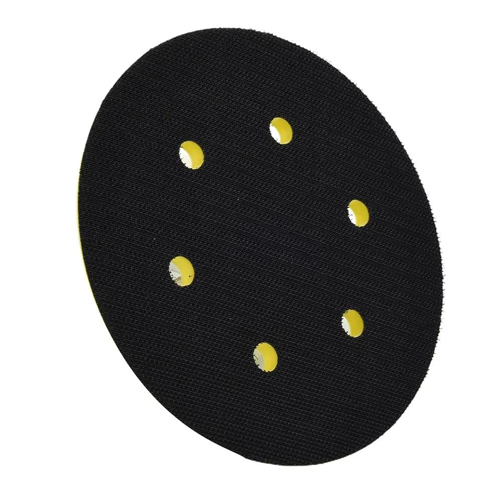 6 Inch Sanding Pad with 5/16 24 Male Thread Suitable for Orbital For Sanders Including DA Style Featuring Dust Extraction Holes