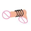 4PCS/Set Delay Ejaculation Cock Rings Penis Sleeve Trainer Ring Lock Penis Ring Reusable Erection Tools Sex Toys for