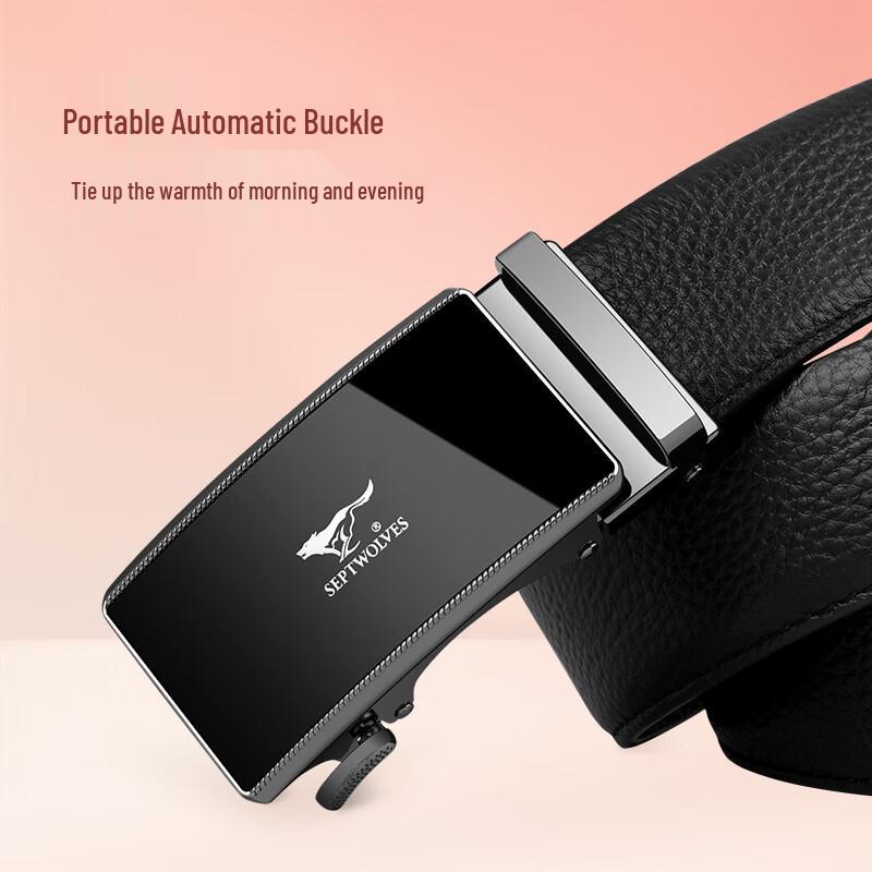 Seven Wolves Men's Genuine Leather Belt Gift Sets