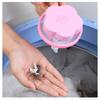 2pcs Washing Machine Hair Filter Floating Pet Fur Lint Hair Removal Catcher Reusable Mesh Dirty Collection Pouch Cleaning Balls