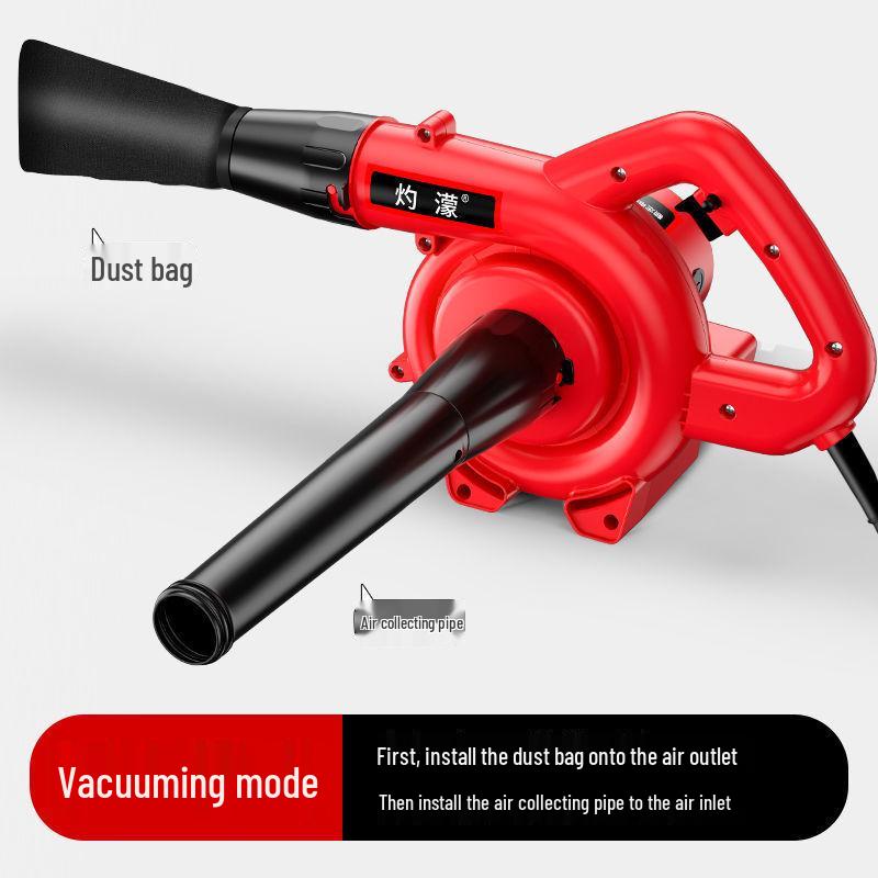 High-Power 24V Excavator Dust Collector & Filter Blower - 12V/220V Vacuum Cleaner