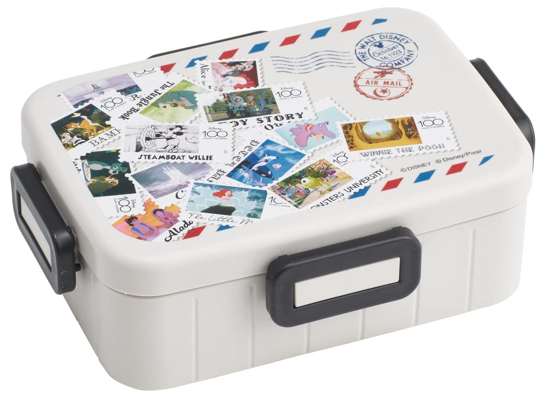 Skater Disney Bento Made in Box, 100ml, 650ml, Antibacterial, 4-Point Lock, Women s, Japan, YZFL7AG-A