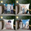 Anime TThe Summer Hikaru Died Customizable Square Pillowcases Stylish And Soft Perfect For Beds Cars And Sofas
