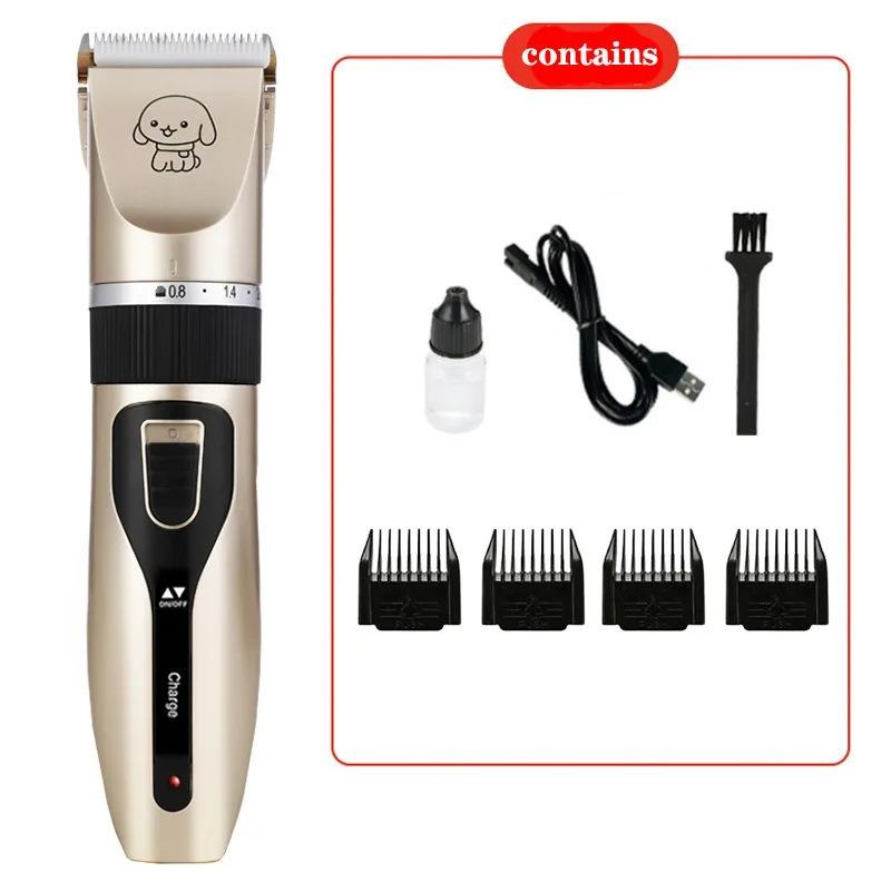 Pet Hair Cutting Machine Pets Dog Haircut Machine Puppy Kitten Cat Dog Accessories Rechargeable Hair Remover Cats Dogs Grooming
