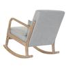 Armchair - DKD Home Decor - Thyann - Linen Grey - Hevea Wood - 1 Seater - 66 X 88 X 78 Cm