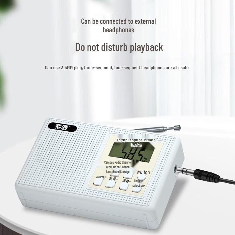 Soaiy C20 Portable FM Radio with Card Playback