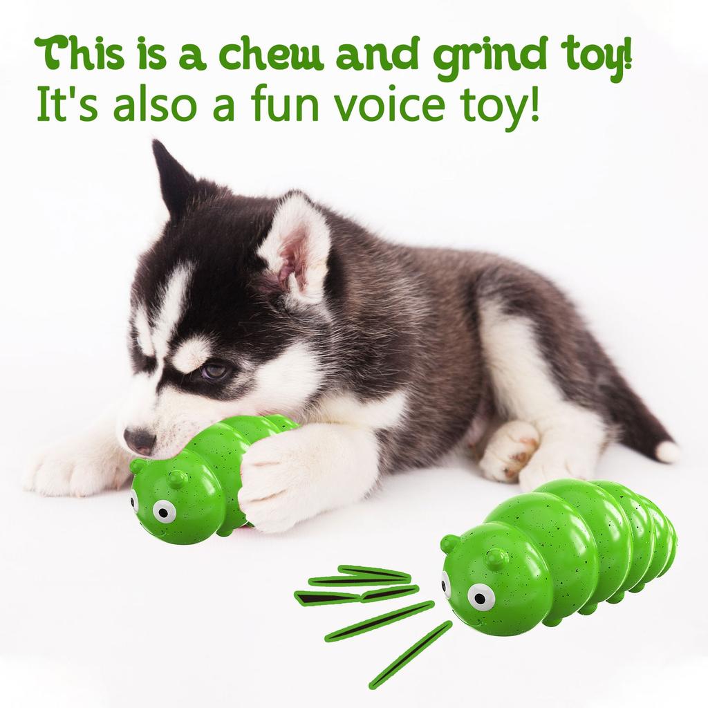 Sound-making Teething Stick Dog Chews Weird Insect High Toughness High Elasticity Safe Dog Toys