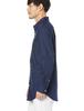 Amazon Essentials Men's Navy Long Sleeve Regular Fit Casual Poplin Shirt, Size M