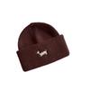 Children's Woolen Hats Korean Embroidered Dogs Cute Fashionable Casual and Warm Pullover Sweaters Knitted Hats for Boys and Girls