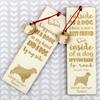 Welsh Springer Spaniel, Welsh Springer, Welsh Starter – Dog bookmark, personalized bookmark – Design 02 | Art-Dog