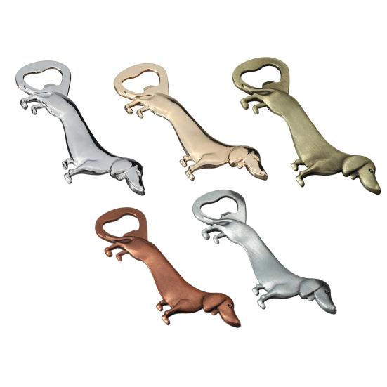 Vintage Bronze Bottle Opener Dachshund Dog Opener, Zinc Alloy Cute Puppy Beer Portable Metal for Kitchen Bar And Home Unique Gadget