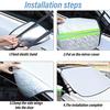 Windshield Cover for Ice and Snow, for Snow, Ice, UV,  Mirror Protector, Windproof Sunshade Cover for Cars, Common To Most Cars