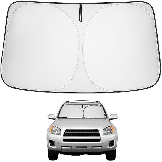 Proadsy 2025 Upgrade Front Windshield Sun Shade Foldable RAV4 Sunshade Protector Fit -2025 RAV-4 SUV Crossover, TRD Off-Road, LE XLE Premium Limited