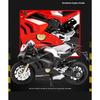1/12 Scale V4S Genuine Alloy Motorcycle Model Static Die Casting Toy Collection Model Gift,Suitable for Making Collectible Ornaments