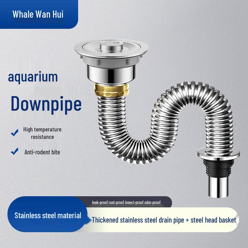 Jing Wan Hui Kitchen Sink Drain Pipe & Waste Kits