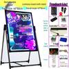 Zhao's LED Fluorescent Screen for Zheng Street Stall Advertising - Glowing Blackboard Sign for Night Markets