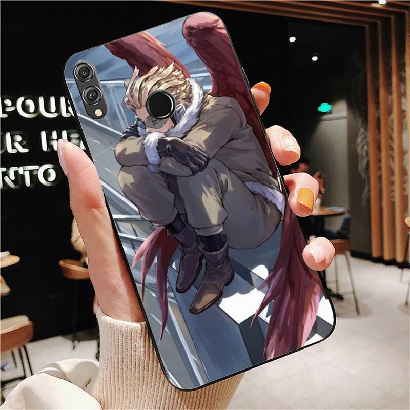 Anime MHA Hawks BNHA Telefon Fall Für Huawei Ehre 7A 7C 8 8x9 10 20lite Fundas Coque für Honor 10i 20i Capa