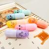 6 Pcs Mini Cute Capsule Highlighters Pastel Markers for Notes Drawing Journaling School Office Supplies