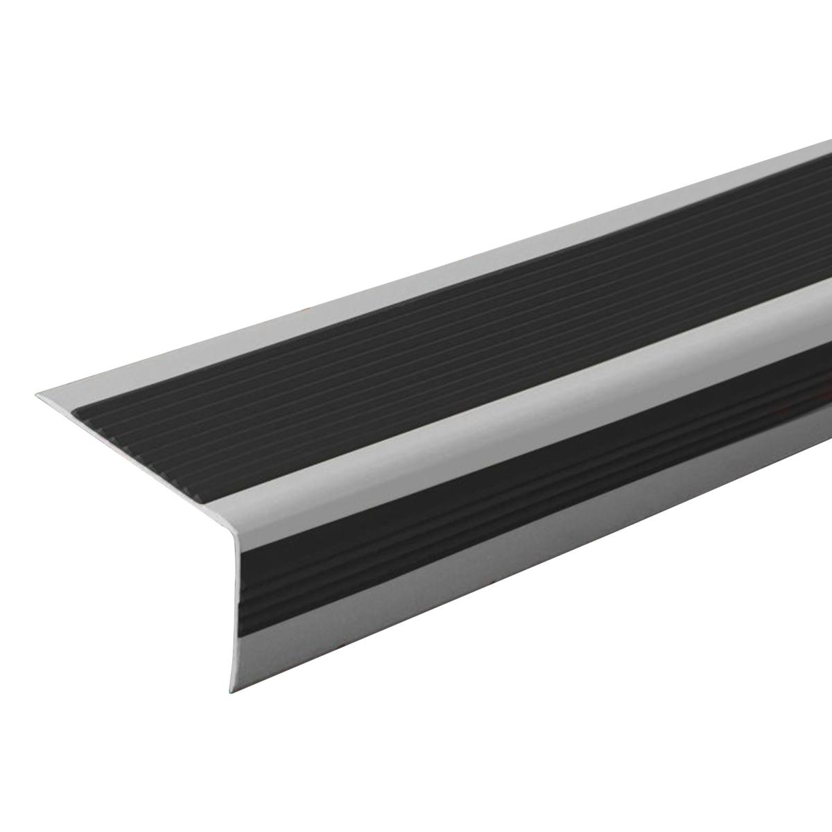 

Yousheng 100CM нескользящая накладка на край лестницы L-образной формы, самоклеящаяся защита края лестницы, водонепроницаемая внутренняя и наружная накладка на край лестницы чёрный