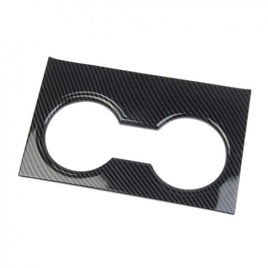 Carbon Fiber Style Inner Front central Cup Holder Trim Cover for Chevrolet Tahoe