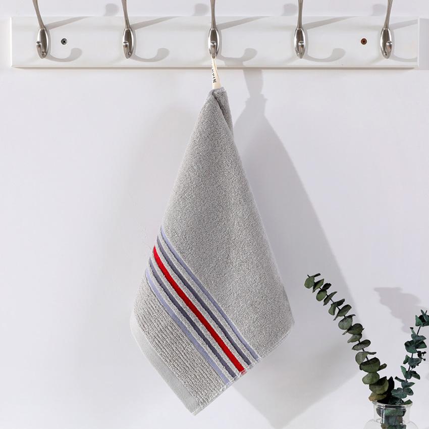 

Набор полотенец в полоску, однотонный, хлопковый, косметический, для лица, волос, банное, для рук, душа, спа-полотенце для дома, отеля, для взрослых, салфетка De Bain 1pcs 34x34cm серый