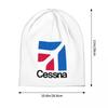 Cessna Logo Warm Knitted Cap Hip Hop Bonnet Hat Autumn Winter Outdoor Beanies Hats for Unisex Adult