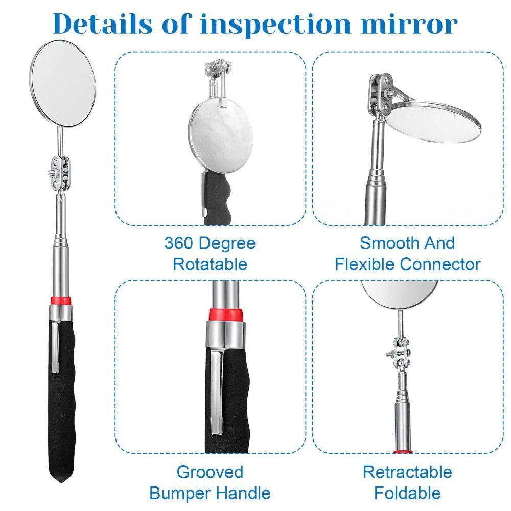 Adjustable Flexible Inspection Mirror High-definition Reflector Mirror  Underbody Inspection