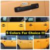 ABS Car Side Door Pull Doorknob Handle Bowl Decor Frame Cover Trim For Ford Bronco 3 / 5 Doors  - 2024 Exterior Accessories