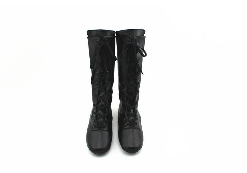 Zapatos de Jazz Suela Blanda PU para Niños y Adultos - Zapatos de Ballet de Cuero Negros para Niñas