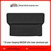 XPeng G6 Car Floor Mats: Wear-Resistant TPE Rear Seat Backrest Pad & Trunk Mat.