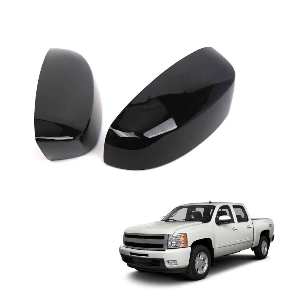 Professioanl Side Door Mirror Cover Molding Trim Car Accessories 1 Pair Simple Installation fitting for GMC07-13 Durable