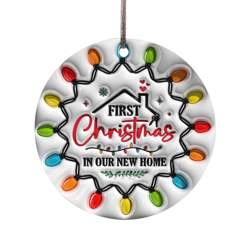 Friendship Lasting Pendant, Christmas Charm, Acrylic Pendant 2D