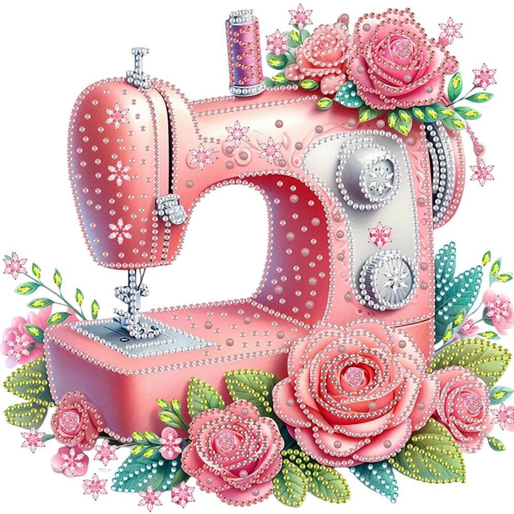 5D DIY Partial Special Shaped Drill Diamond Painting Kit Decoration 30x30cm