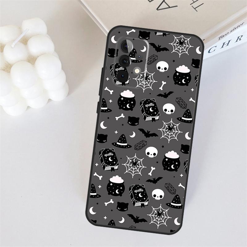 Gothic Halloween For Samsung Galaxy A05 A06 A16 A26 A54 A34 A14 A22 A32 A52 A55 A35 A15 A53 A13 A36 A56 Case