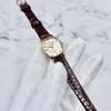 Used [Beautiful] Omega De Ville Manual winding 511.0509 New high quality Lizard genuine leather installed Working item