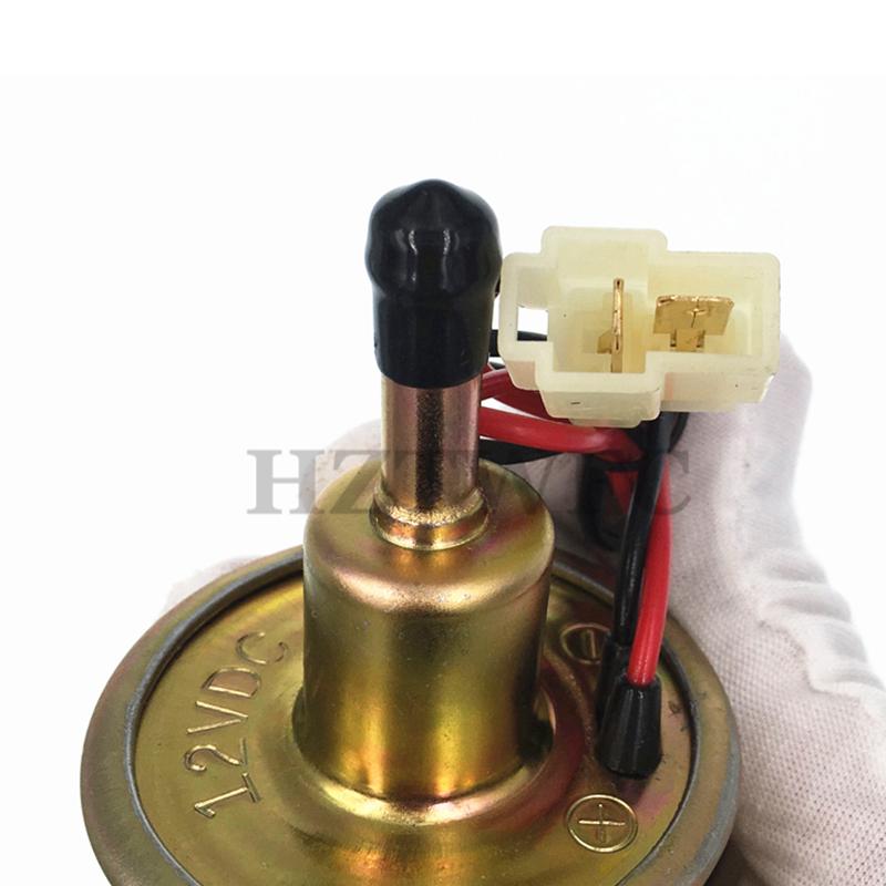 12V Elektrikli Yakıt Pompası Düşük Basınç Cıvata Sabitleme Kablo Evrensel Dizel Benzinli HEP-02A Araba Karbüratör Motosiklet ATV İçin