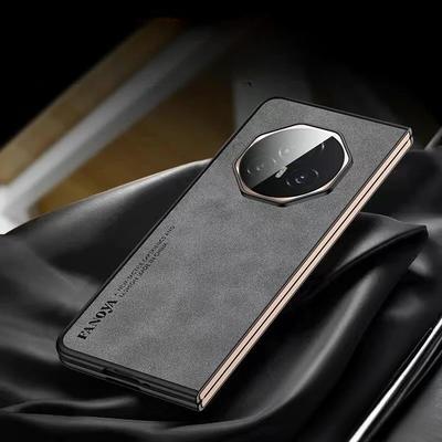 Luxury Business Sle Bla Stylish Silicone Leather Phone Case for Magic V5 5G Skin Feel Capa Funda Coque Bumper Protection Cover