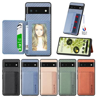Card Slots Wallet Case for Google Pixel 8 7 7 Pro Pixel 6 6 Pro Stand Holder Cellphone Back Cover for Google Pixel 7A 6A